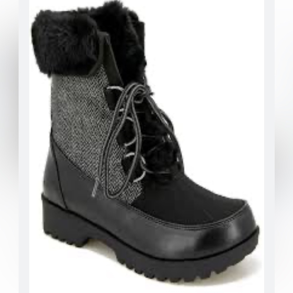 NWT Jambu Northgate Water Repellent Faux Fur Lace Up Winter Snow Boots